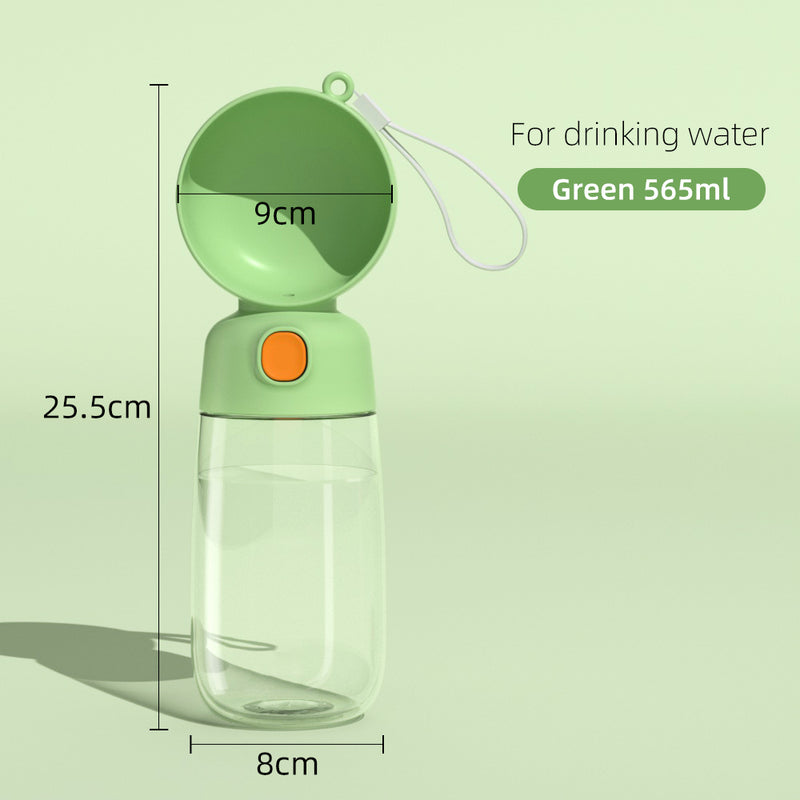 portable pet travel bottle, view 2 - MRSLM
