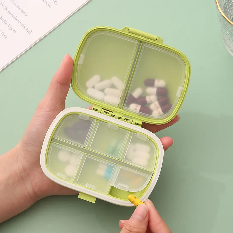 8-grid travel pill box, view 11 - MRSLM