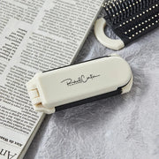 portable folding hairbrush, view 4 - MRSLM