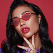 red lips cat eye sunglasses - MRSLM