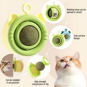 rotating catnip ball toy, view 8 - MRSLM