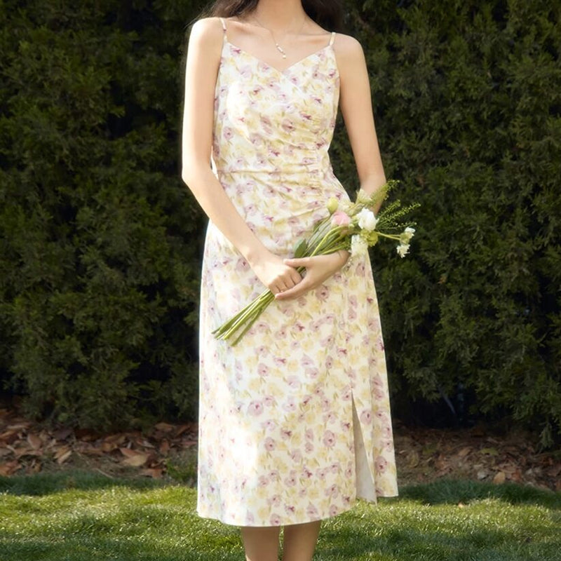 floral suspender dress - MRSLM