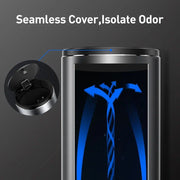 car trash bin with click lid, view 7 - MRSLM