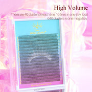 wispy fairy fans premade eyelashes, view 2 - MRSLM