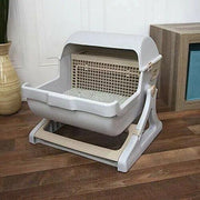 semi-automatic cat litter box, view 7 - MRSLM