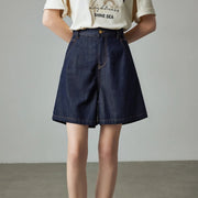 high waist denim hot shorts - MRSLM