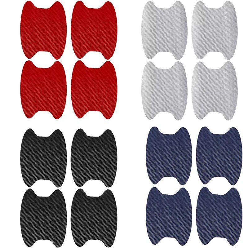 carbon fiber car door protective stickers, view 6 - MRSLM