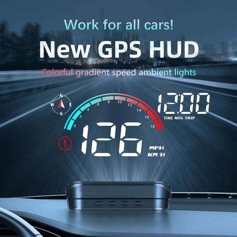 universal car HUD head-up display, view 3 - MRSLM