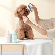 steamy grooming brush with electric sprayer, view 9 - MRSLM