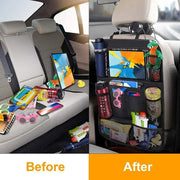car backseat protector with tablet holder, view 4 - MRSLM