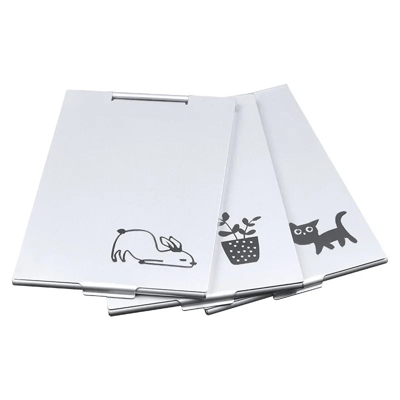 aluminum folding pocket mirror, view 13 - MRSLM