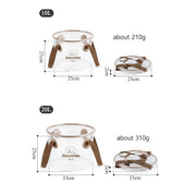 portable transparent folding bucket, view 9 - MRSLM
