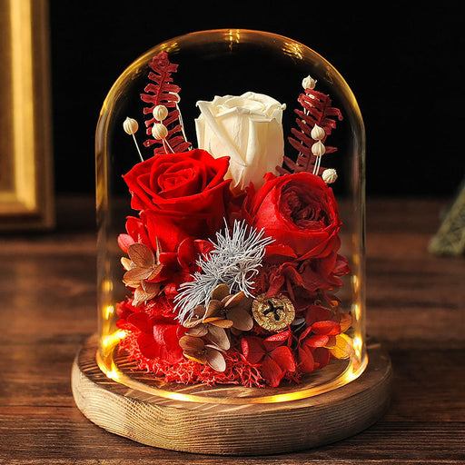 eternal rose under glass cover, view 5 - MRSLM