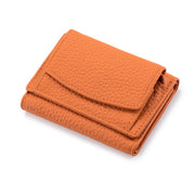 leather mini short wallet for women, view 16 - MRSLM