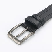 men's leather ratchet belt, view 4 - MRSLM