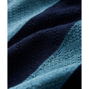 casual knitted stripe patchwork cardigan, view 5 - MRSLM