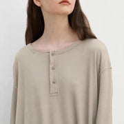 women's long-sleeved knit dress, view 7 - MRSLM