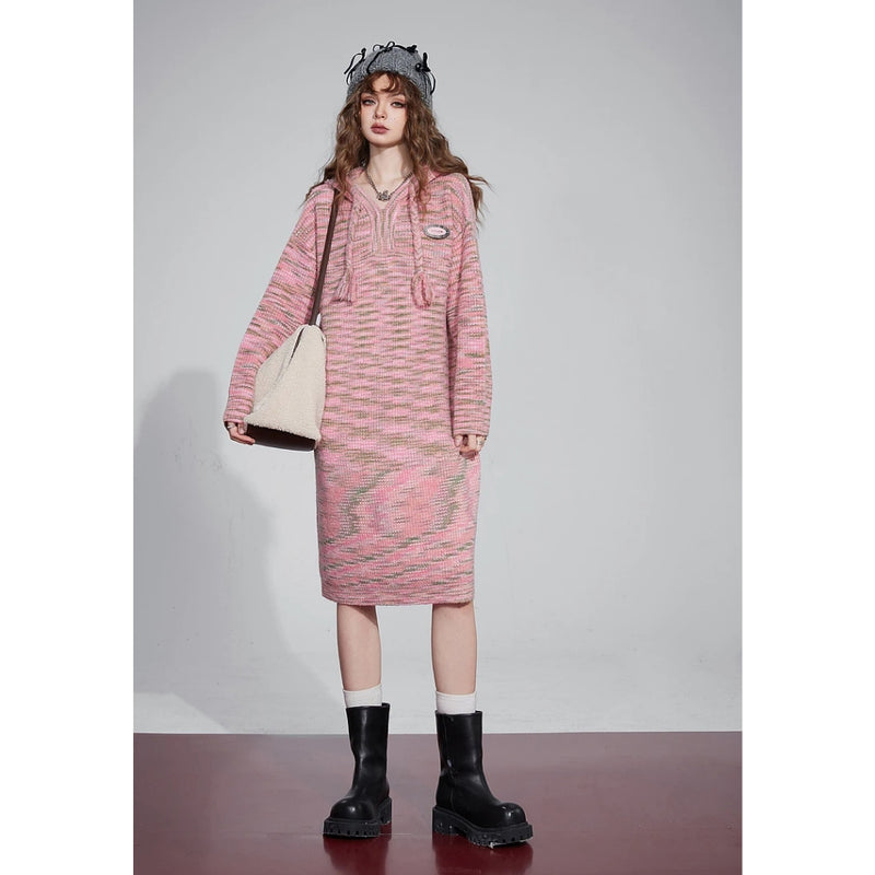 women's hoodie dress, view 2 - MRSLM