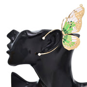 butterfly ear cuff earrings, view 7 - MRSLM