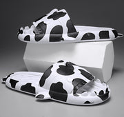 cute shark couple slide slippers, view 4 - MRSLM