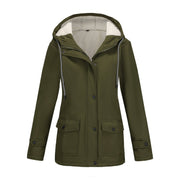 women's fleece-lined waterproof anorak jacket, view 9 - MRSLM