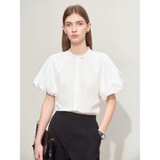 lantern sleeve blouse, view 8 - MRSLM