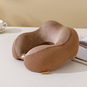 memory foam U-shaped neck pillow, view 4 - MRSLM