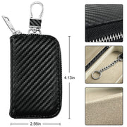 carbon fiber car key case, view 3 - MRSLM