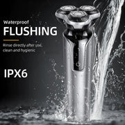 triple blade electric shaver, view 5 - MRSLM