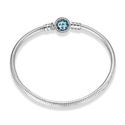 s925 silver snake bone chain bracelet, view 7 - MRSLM