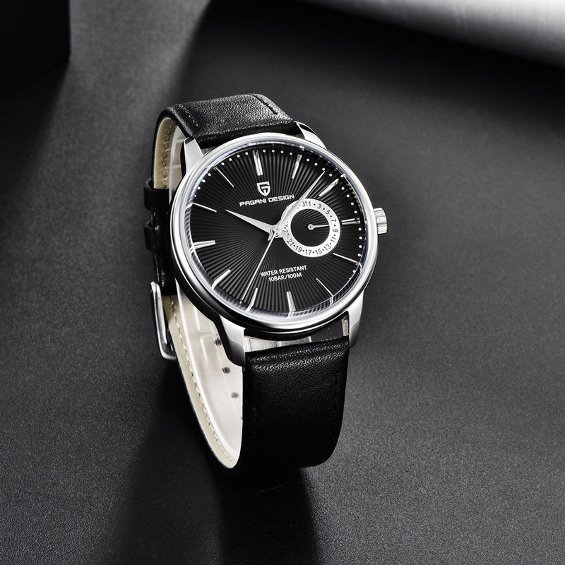 men's stainless steel quartz watch, view 8 - MRSLM