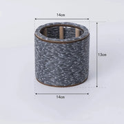 nordic imitation rattan flower pot, view 4 - MRSLM