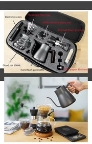 hand brew coffee set with grinder and scale, view 7 - MRSLM