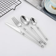 stainless steel western steak knife fork spoon set - MRSLM