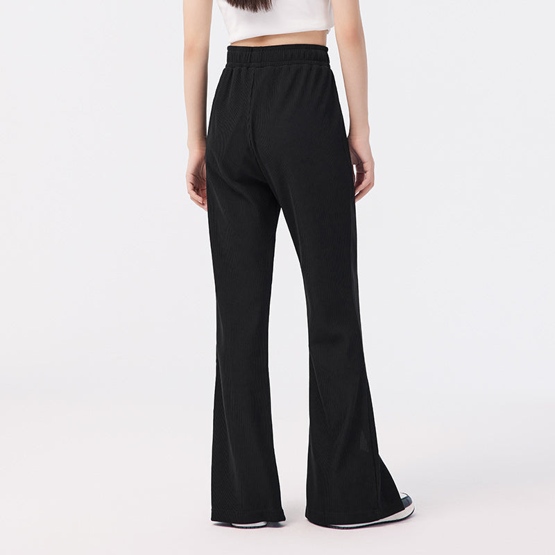 trendy flared split pants for women, view 6 - MRSLM
