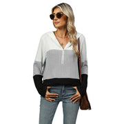 stitching zipper hooded top, view 4 - MRSLM
