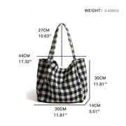 Vintage plaid square shoulder bag, view 10 - MRSLM