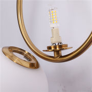 nordic golden wall lamp, view 4 - MRSLM