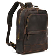 Retro cowhide leather backpack - MRSLM