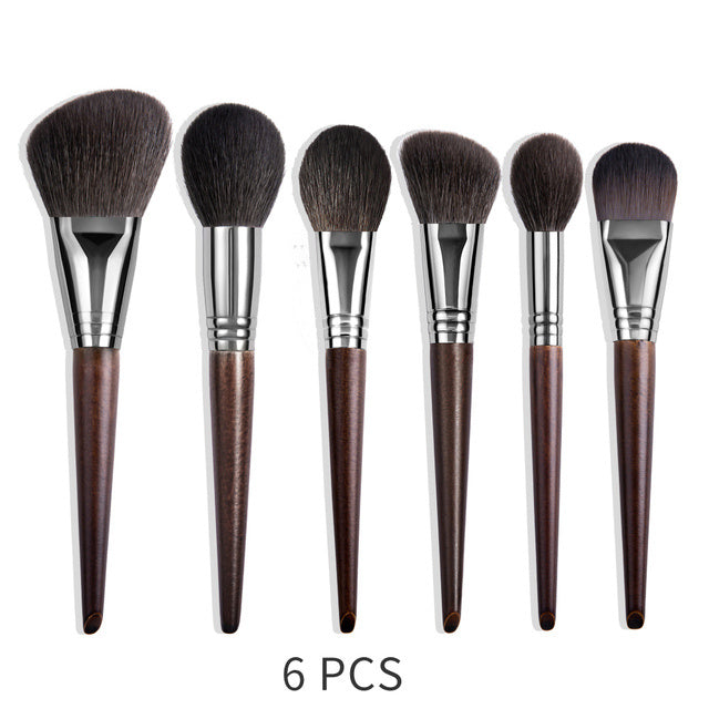 natural makeup brushes set, view 12 - MRSLM