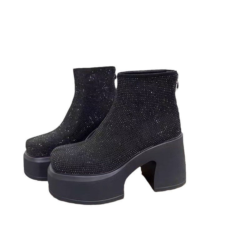 women's platform booties, view 5 - MRSLM
