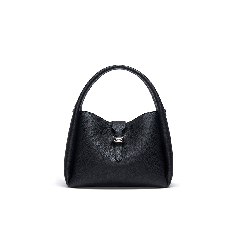 luxury women's leather shoulder bag, view 6 - MRSLM