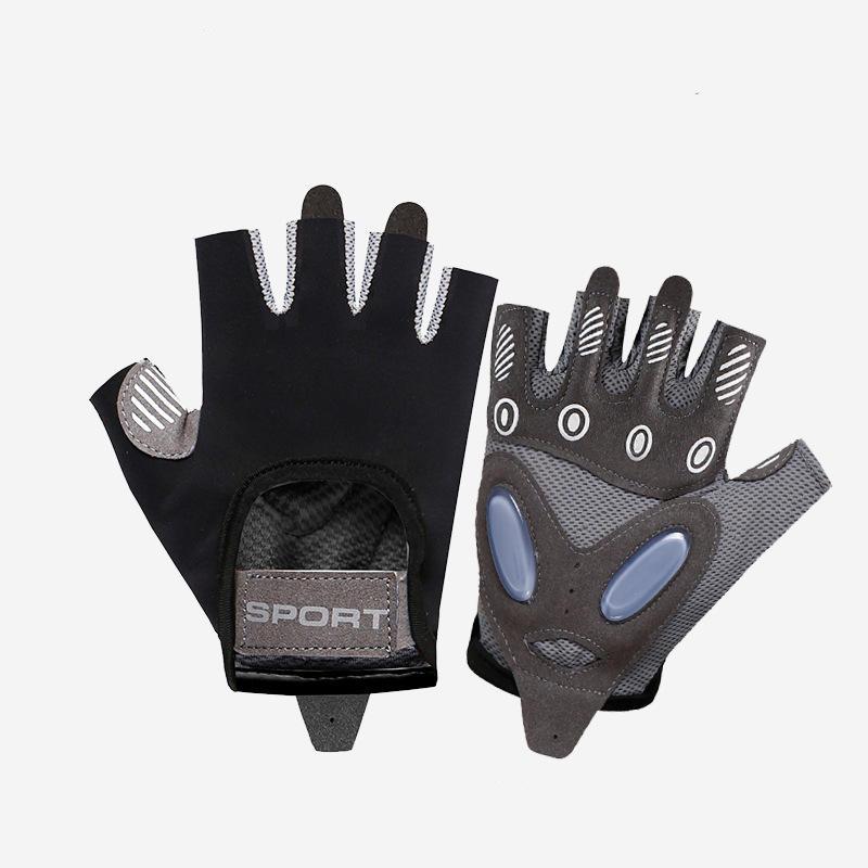 half-finger fitness gloves, view 4 - MRSLM