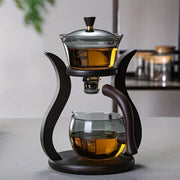 lazy kung fu glass tea set, view 2 - MRSLM