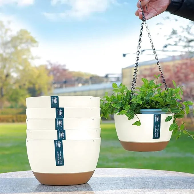 hanging flower pot set, view 6 - MRSLM