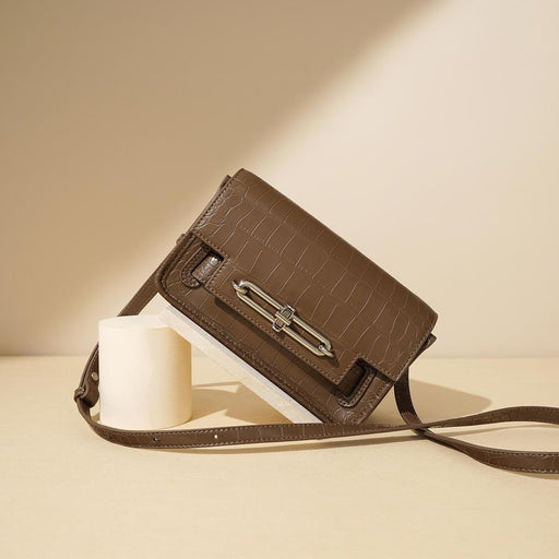 crocodile pattern shoulder bag - MRSLM