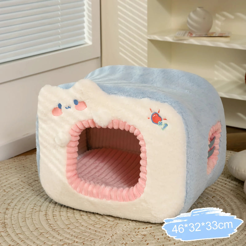 cozy winter pet house, view 4 - MRSLM