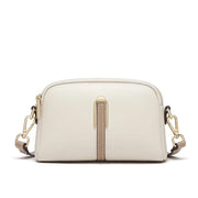 Leather crossbody and shoulder satchel, view 7 - MRSLM
