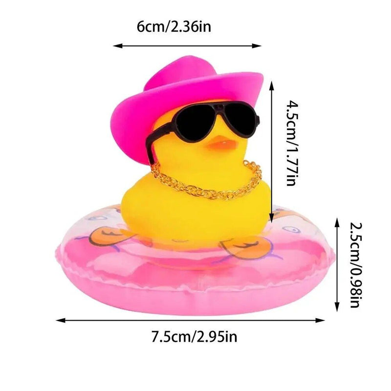 mini rubber duck car ornament, view 7 - MRSLM