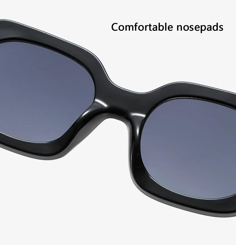 Vintage Square Sunglasses – Small Polygon UV400
